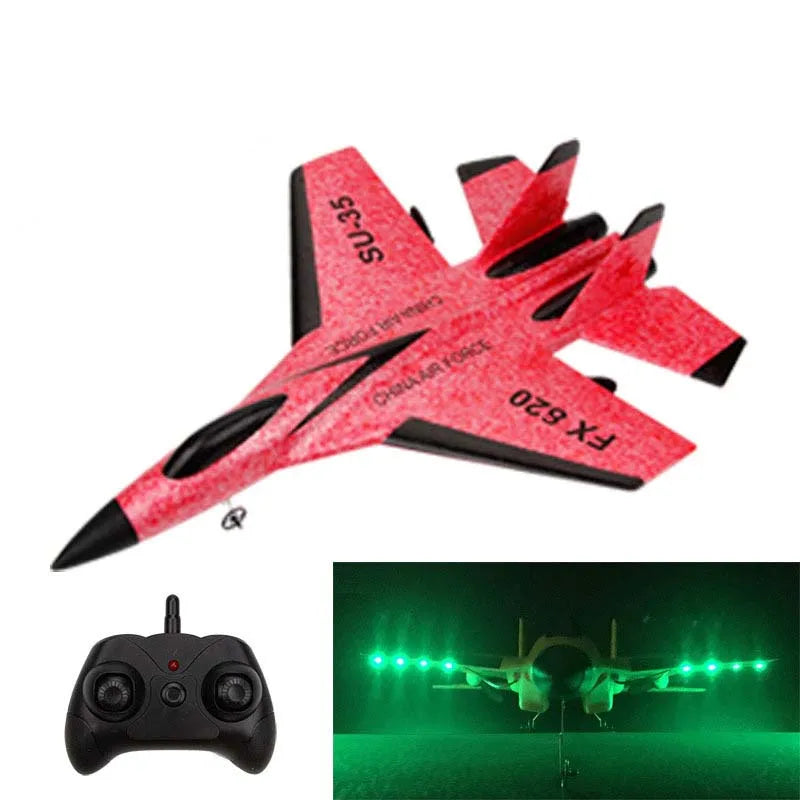 Fixed-Wing Plane with Flashing Lights for Night Flying - FX620 RC Airplane