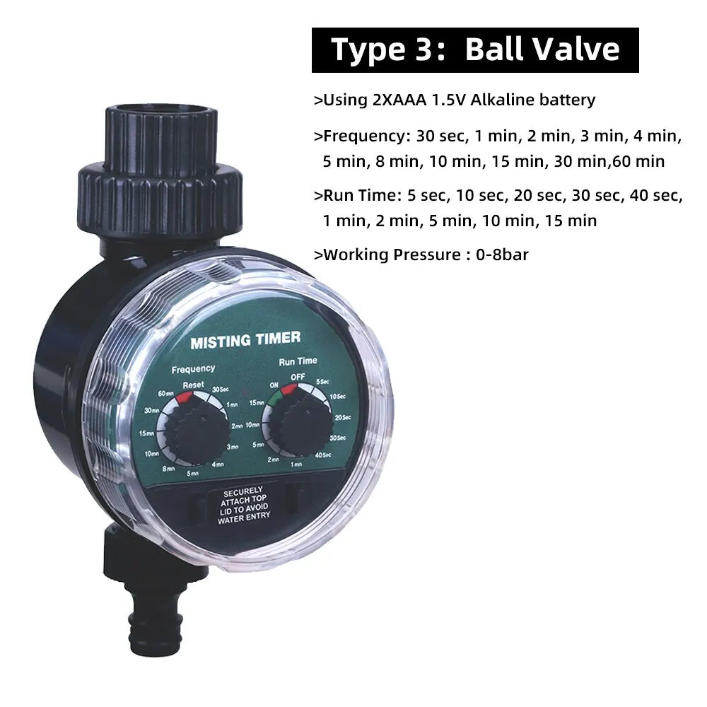 Garden Watering Timer Ball Valve /Solenoid Valve Irrigation Controller Home Garden Automatic Watering Electronic Valve