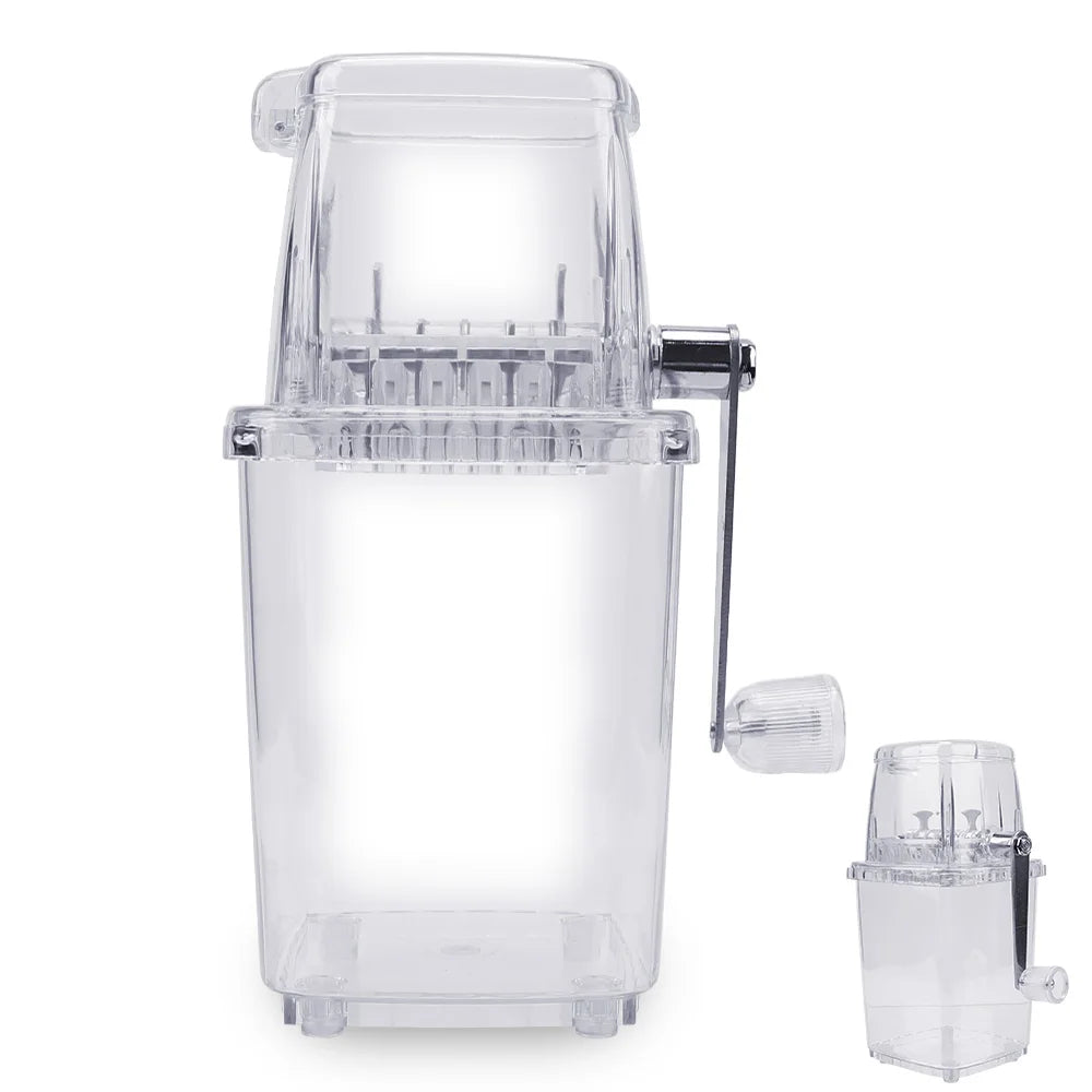 Hand Shaved Ice Machine Ice Blenders Tools Kitchen Supplies Portable Manual Ice Crusher Multi-function for Home Kitchen Bar