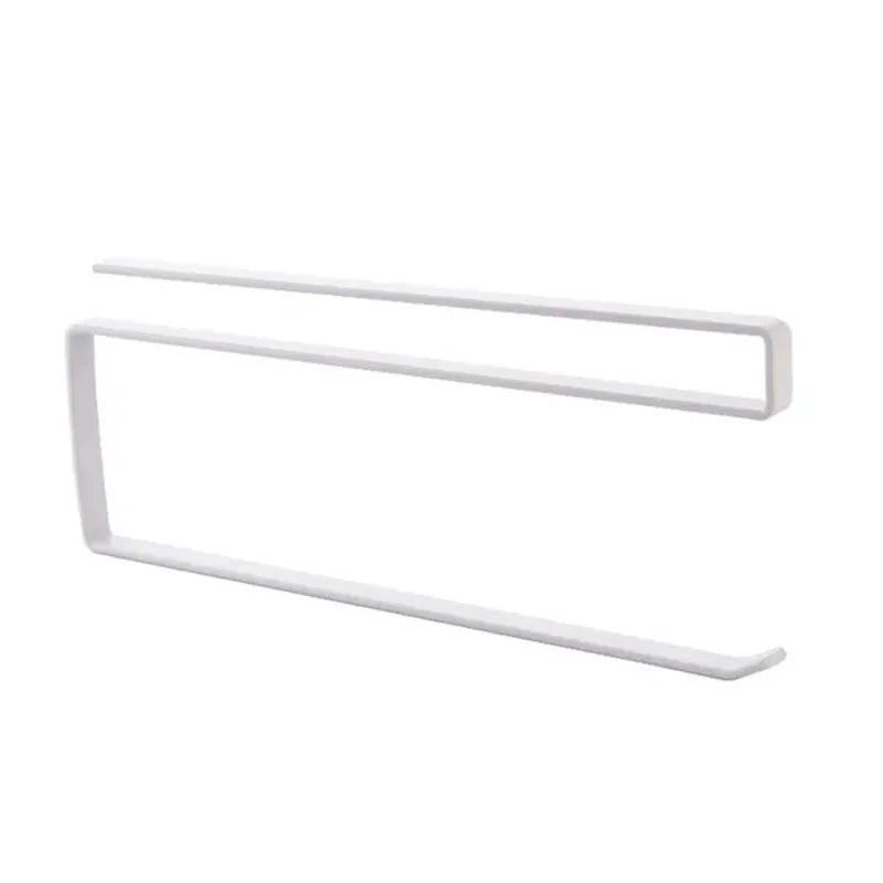 Hanging Paper Towel Holder Cabinet Under Storage Paper Towel Roll Holder No Punching Cling Film Storage Rack Kitchen Supplies