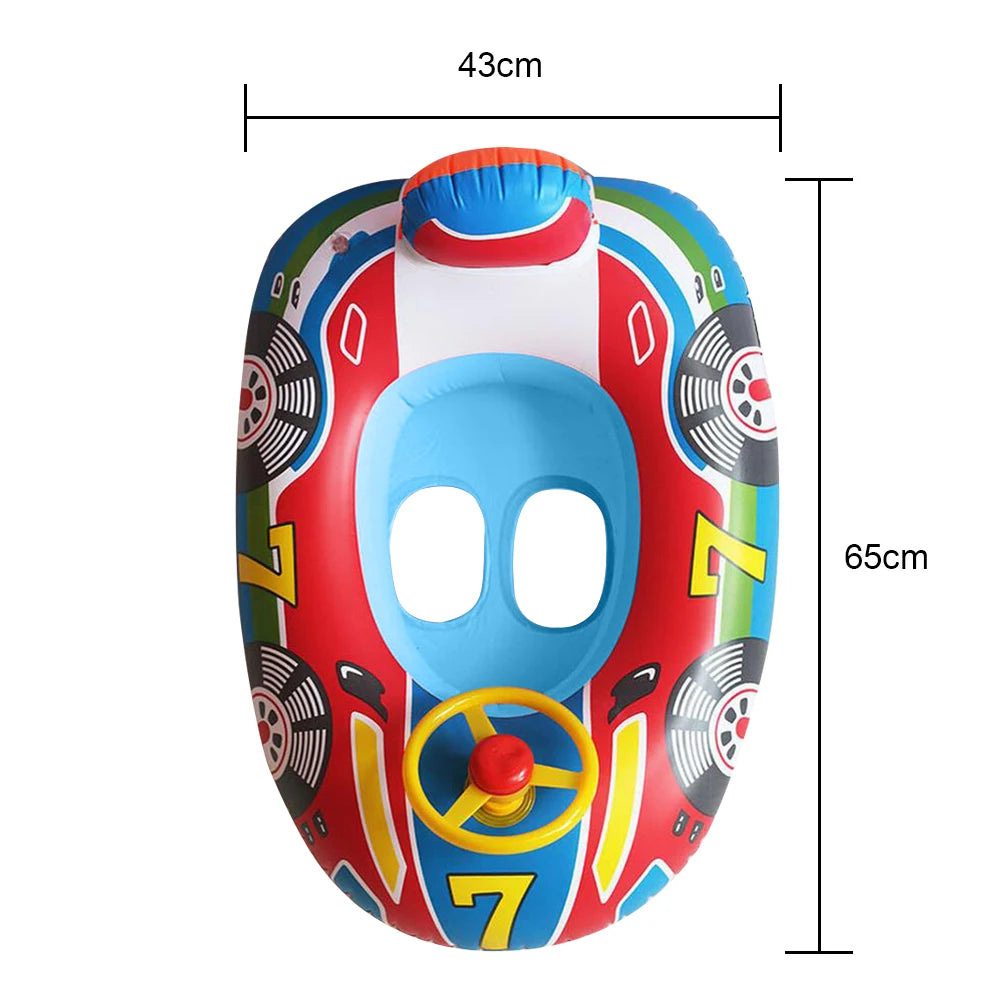 Inflatable Float Seat Baby Swimming Circle Toddler Swimming Ring Kid Child Swim Ring Accessories Water Fun Pool Beach Toys