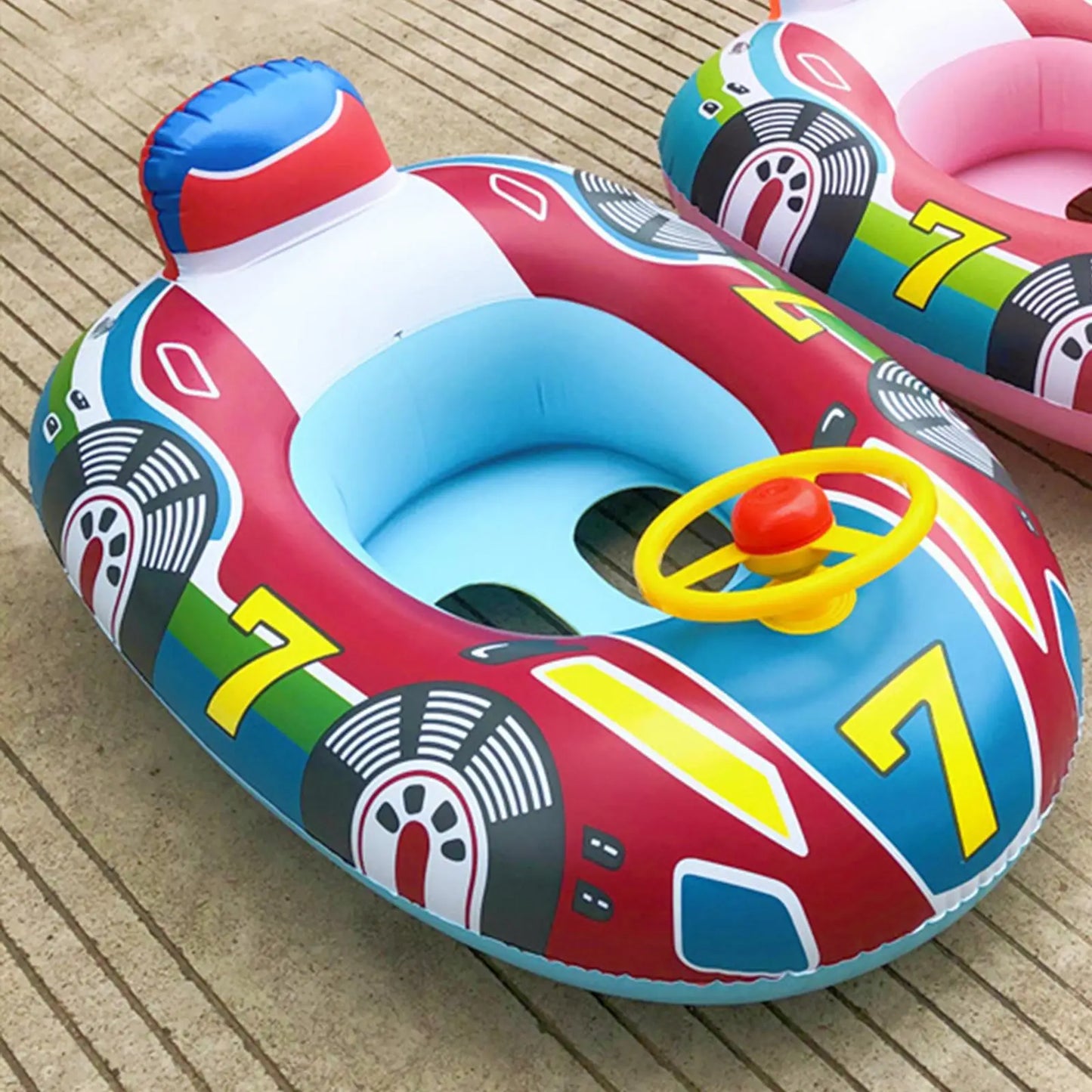 Inflatable Float Seat Baby Swimming Circle Toddler Swimming Ring Kid Child Swim Ring Accessories Water Fun Pool Beach Toys