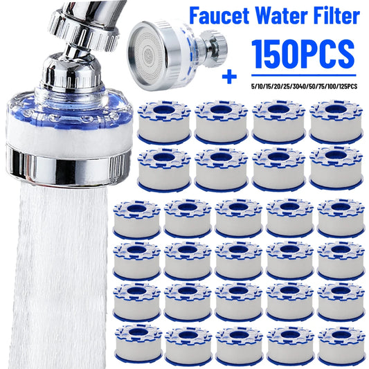 Kitchen Faucet Water Filter For Bathroom Shower Kitchen 360° Tap Water Purifier Water Purification Remove Heavy Metal Impurity