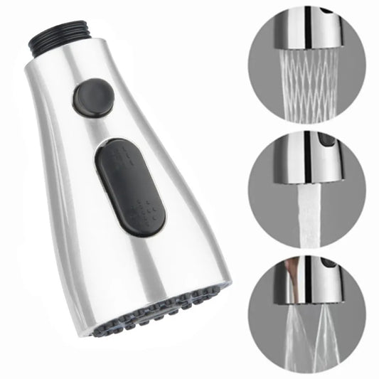 Kitchen Pull Out Faucet Sprayer 3 Modes Water Saving Bathroom Basin Sink Shower Spray Head Water Tap Faucet Filter