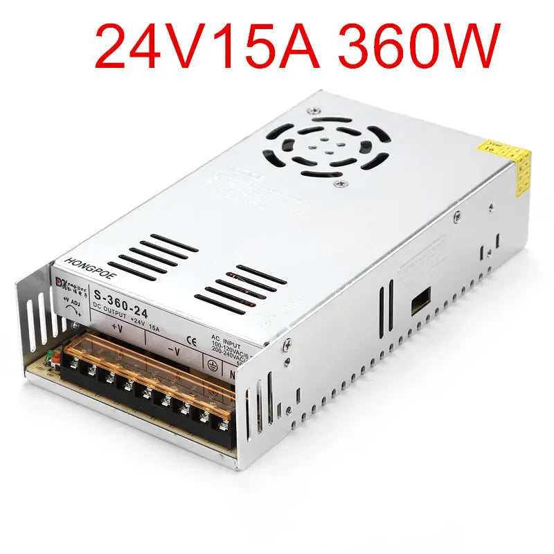 LED Power Supply DC 5V 12V 18V 24V 36V 48V 360W 400W Switching Power Supply Source Transformer 100-240V AC DC SMPS