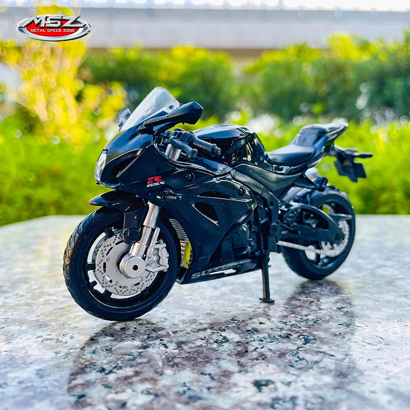 MSZ 1:18 Suzuki GSX-R1000 Motorcycle Alloy Car Model Children's Toy Car Die Cast Motorcycle Model