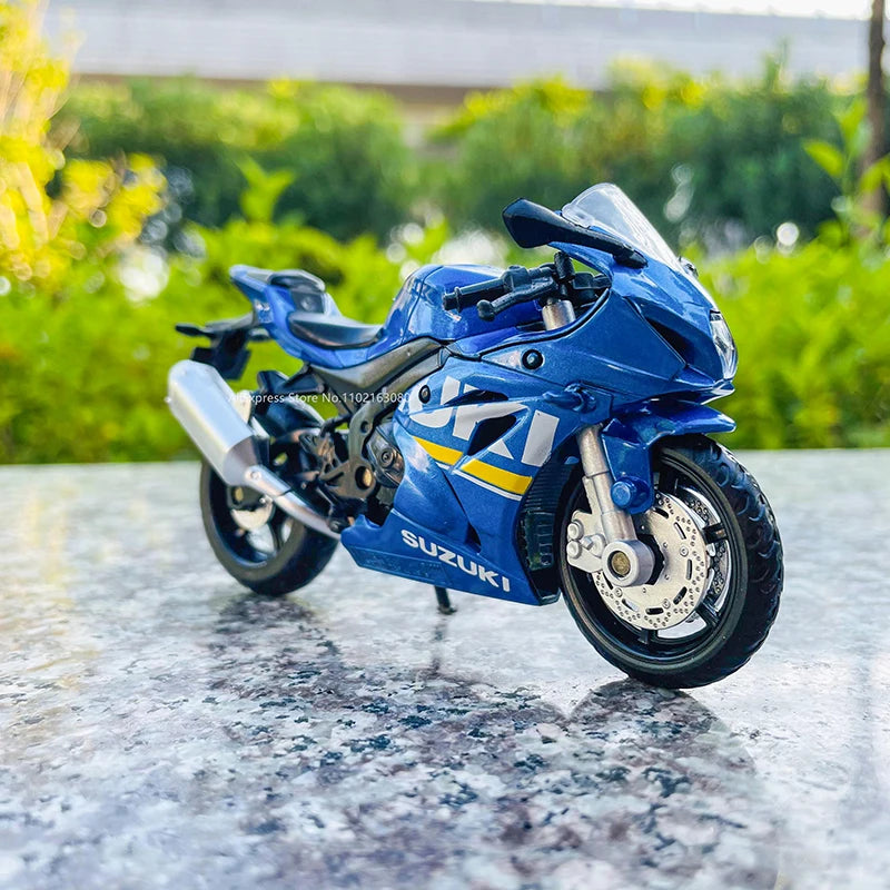 MSZ 1:18 Suzuki GSX-R1000 Motorcycle Alloy Car Model Children's Toy Car Die Cast Motorcycle Model