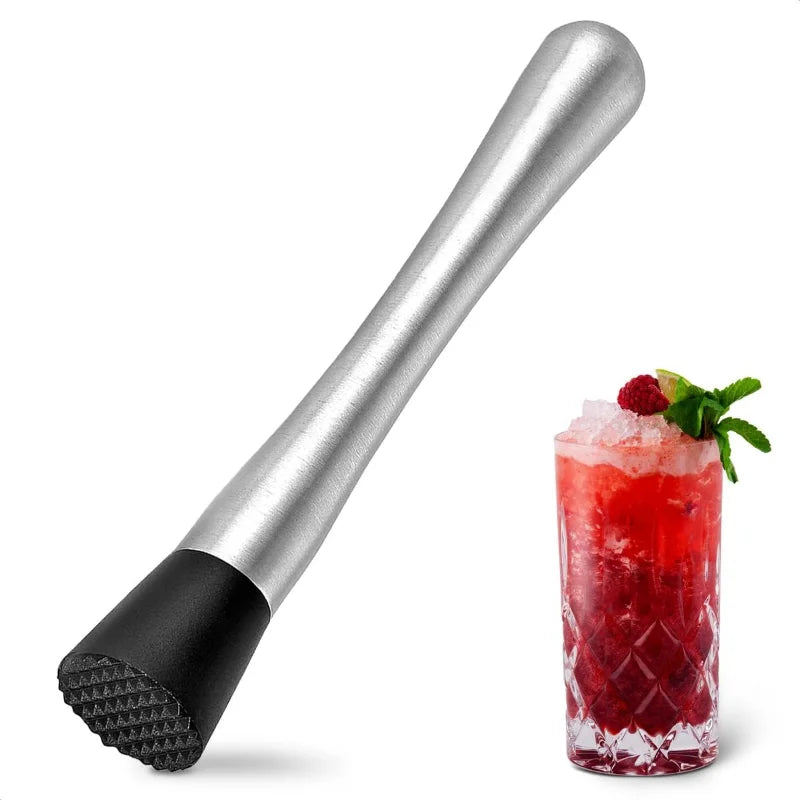 Multifunction Stainless Steel Crushed Ice Hammer Crushed Popsicle Sticks Cocktail Ice Cube Crusher Fruit Muddle Pestles Bar Tool