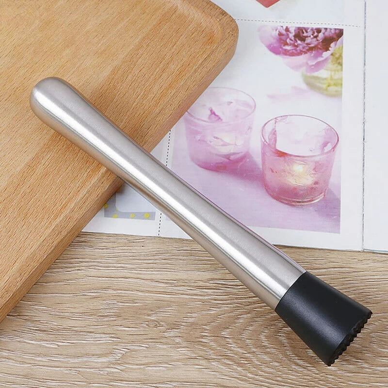 Multifunction Stainless Steel Crushed Ice Hammer Crushed Popsicle Sticks Cocktail Ice Cube Crusher Fruit Muddle Pestles Bar Tool