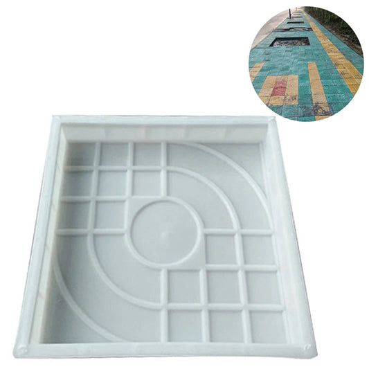 New Path Maker DIY Paving Mold Brick Concrete Stone Square Mould for Slabs Patio Garden Lawn Pavement Paver Driveway Walk Road