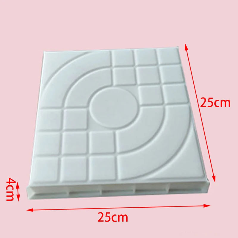 New Path Maker DIY Paving Mold Brick Concrete Stone Square Mould for Slabs Patio Garden Lawn Pavement Paver Driveway Walk Road