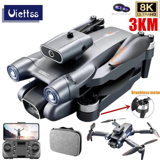 Profesional S1S Mini Drone 8K HD Camera Obstacle Avoidance Aerial Photography Brushless Foldable Quadcopter 3km