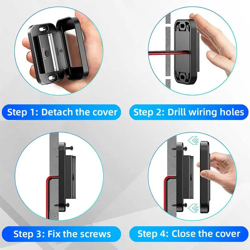 Quick Charge PD Type C Dual USB Ports Car Bus Charger Socket Adapter 12V/24V USB Power with Swith for Marine Motorcycle