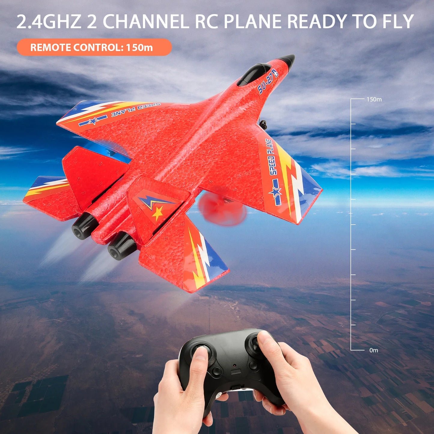 RC Plane SU-27 Aircraft Remote Control Helicopter 2.4G Airplane EPP Foam RC Vertical Plane Children Toys Gifts