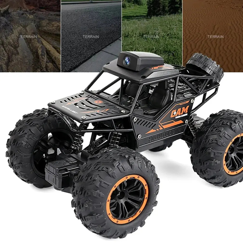 Rc Car With HD 720P WIFI FPV Camera Off-Road Remote Control Stunt Car 1:18 2.4G SUV Radio Control Climbing Toys For Kids