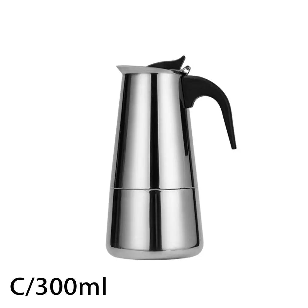 Stainless Steel Coffee Pot Italian Moka Pot Espresso Coffee Maker Pot Cafe Percolator Maker Coffee Tools For Latte Stovetop K2B3