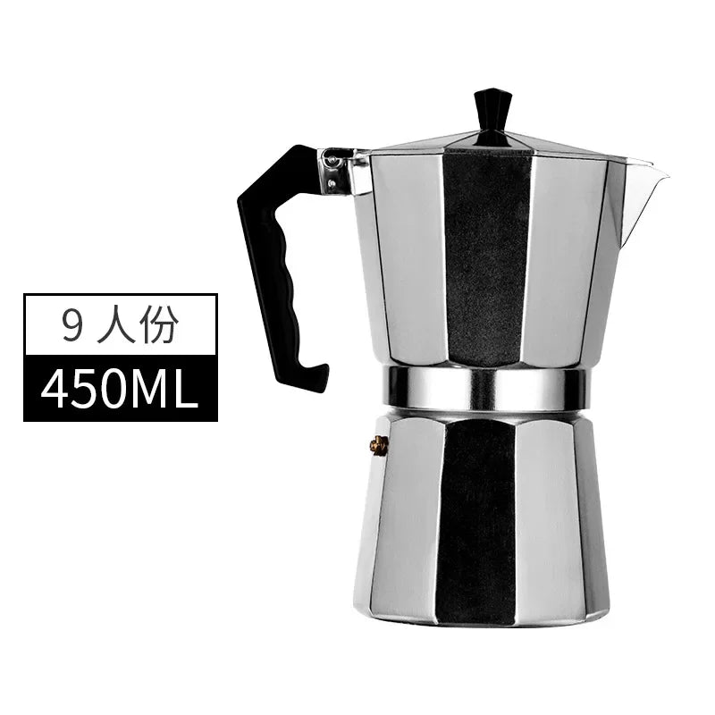 Stainless Steel Coffee Pot Italian Moka Pot Espresso Coffee Maker Pot Cafe Percolator Maker Coffee Tools For Latte Stovetop K2B3