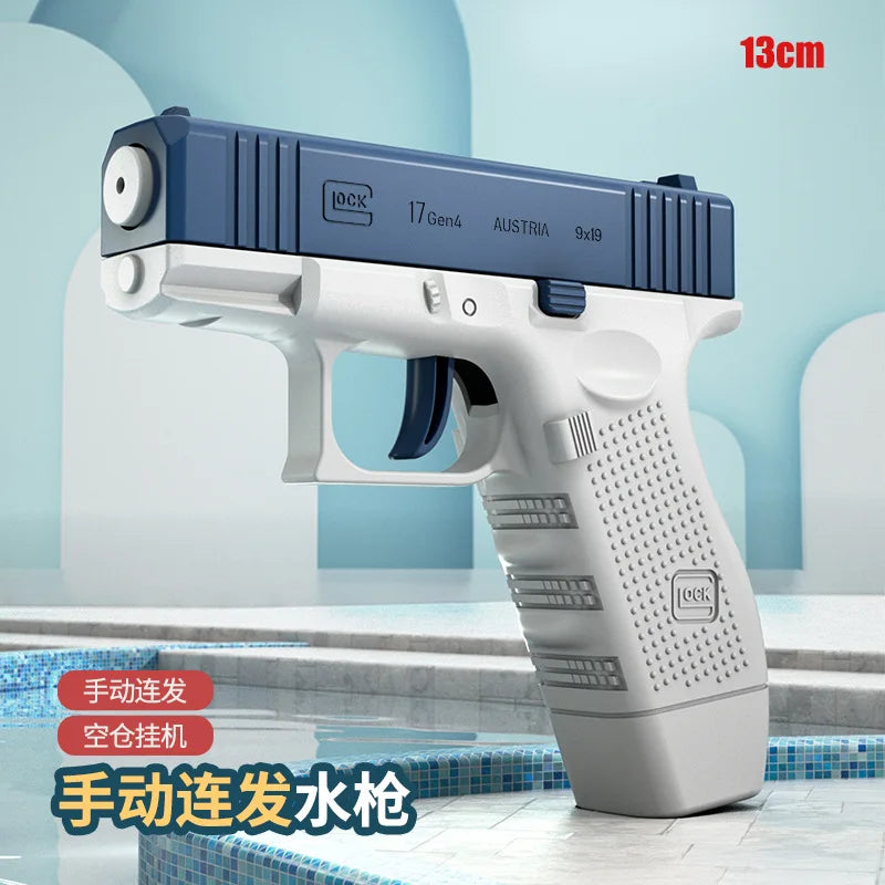 Summer Water Gun non Electric Pistol High-pressure Full Automatic Shooting Water Beach Toy Gun For kid Children Boys Girls Adult