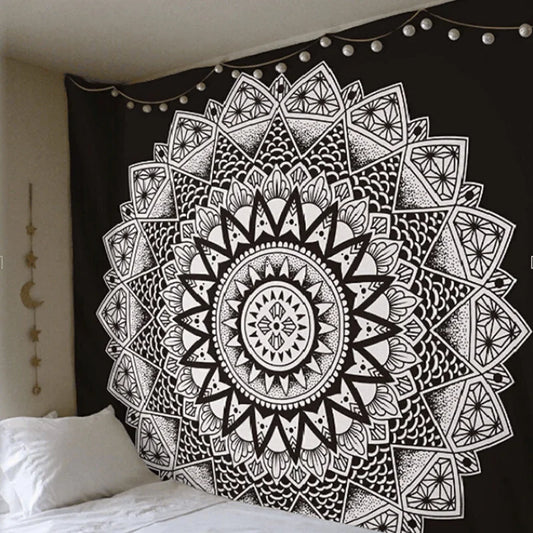Tapestry Decor Chic Bohemia Wall Mandala Floral Background Livingroom Decoration Hanging Cloth