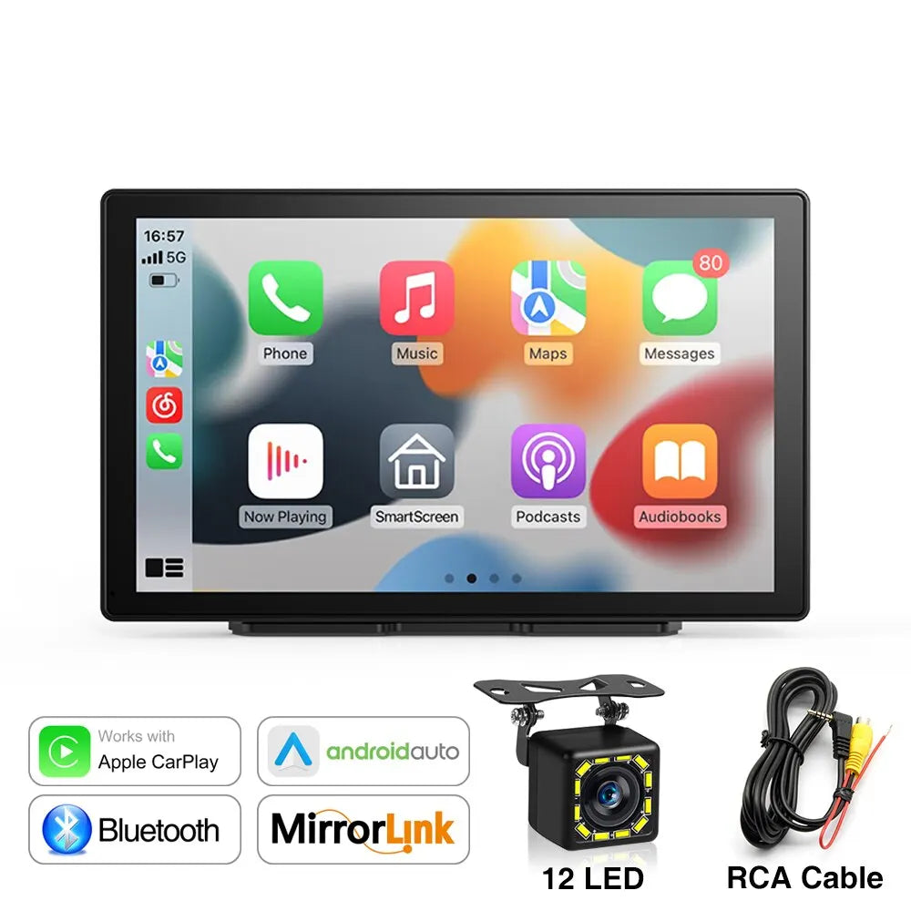 Universal 9 Inch Car Radio Multimedia Video Player Wireless CarPlay Android Auto For VW Nissan Toyota Car Audio Touch Screen