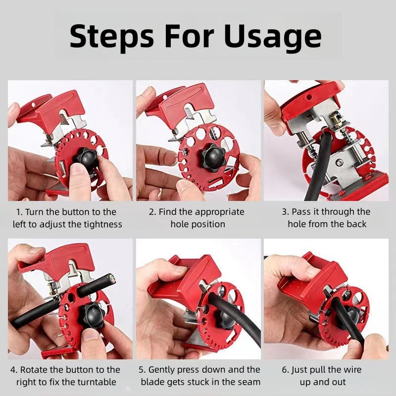 Universal Handheld Quick Stripper Electric Wire Stripper Machine Wire Cable Cutter Stripping Machine Pliers Tool With Blade