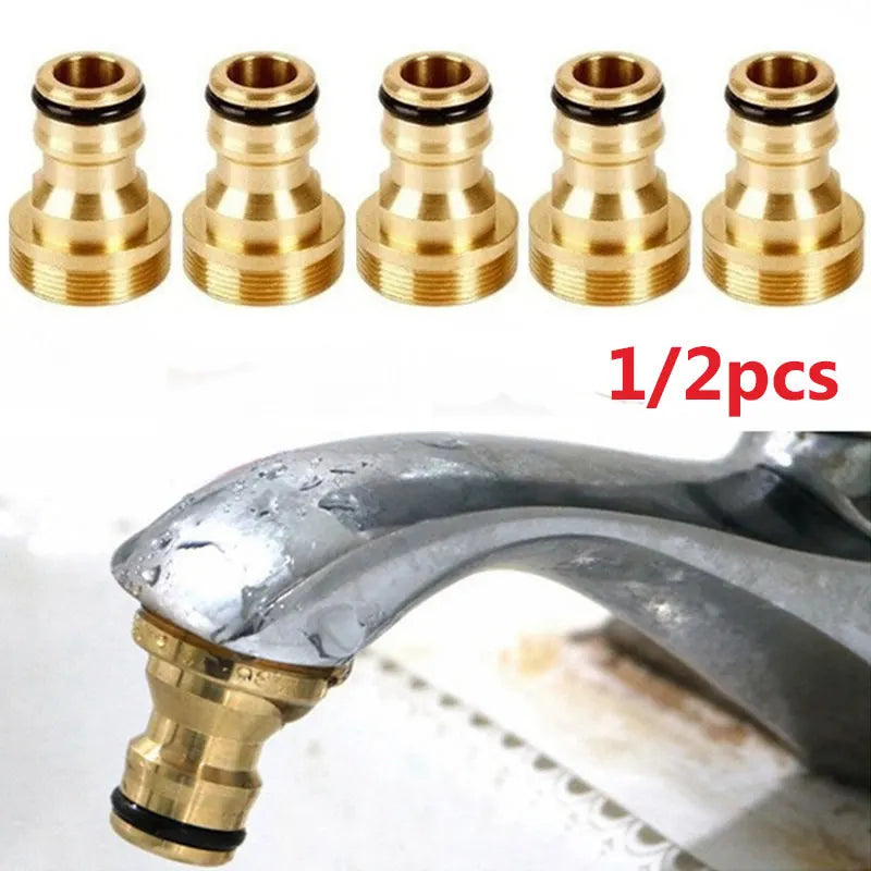 Universal Kitchen Faucet Adapter Metal Faucet Quick Connector Tube Fitting 23mm Kitchen Faucet Mixer Hose Adaptor Pipe Joiner