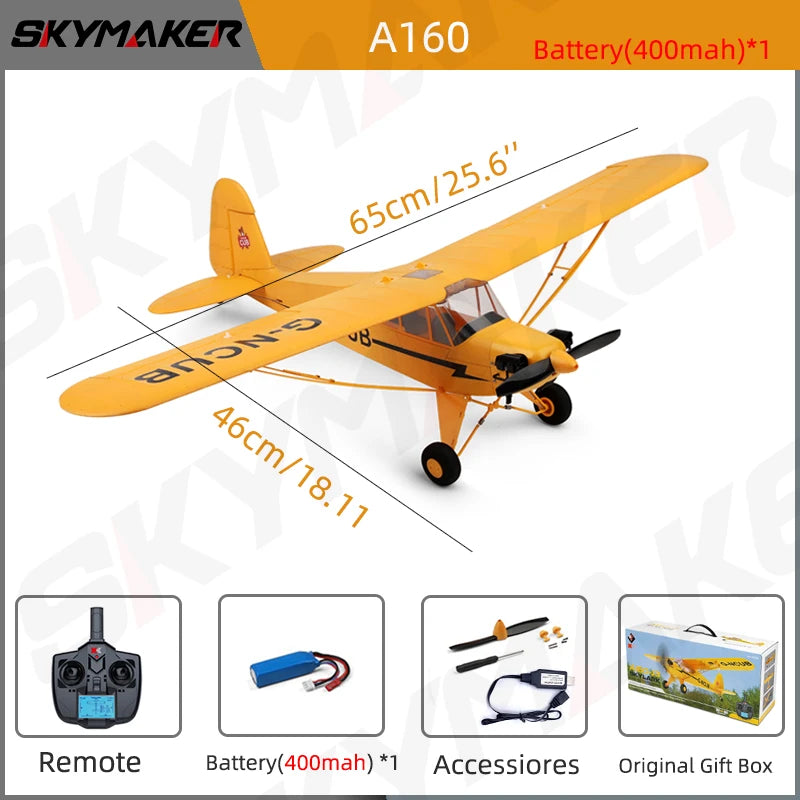 WLtoys A160 RC Airplane 2.4G 5CH Remote Control Gliding Electric 1406 Brushless Motor EPP 3D/6G Model RC plane Outdoor Toy Gifts