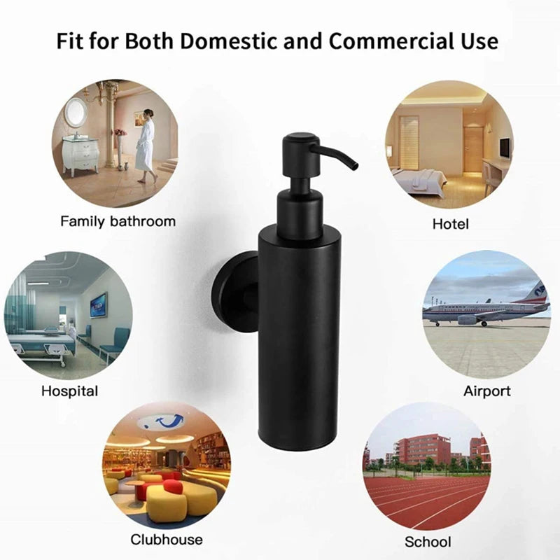 Wall Mounted Soap Dispanser Kitchen Soap Dispensers Detergent  Kitchen Cleaner Pump Bottle  Soap And Bathroom Wall  Dispenser