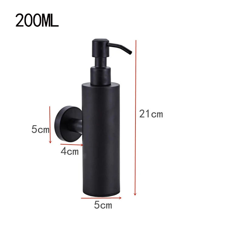 Wall Mounted Soap Dispanser Kitchen Soap Dispensers Detergent  Kitchen Cleaner Pump Bottle  Soap And Bathroom Wall  Dispenser