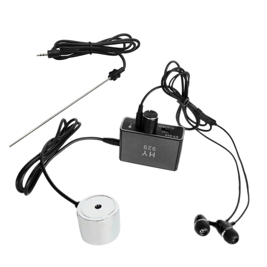Water Pipe Leak Detector Sensor Tube Leakage Monitor Tester Kit with Dual Probes Earphone Water Pipeline Locator Security Kit