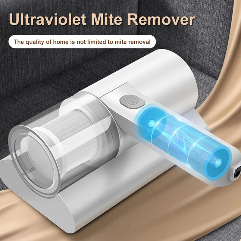 Wireless UV Mites Remove Bed Pillow Sofa Vacuum Cleaner Mattress Handheld Usb Rechargeable Dust Mite Removal